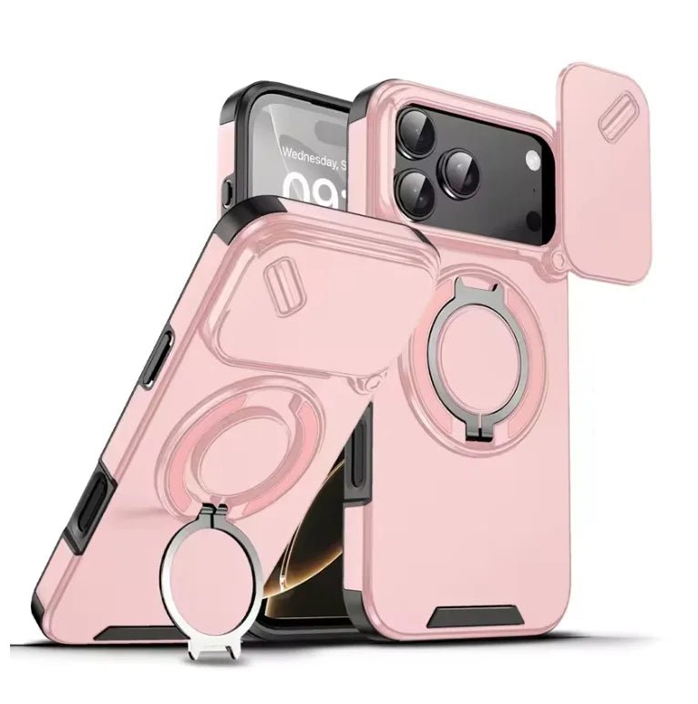 Tough iPhone 17 Case with Magnetic Phone Ring