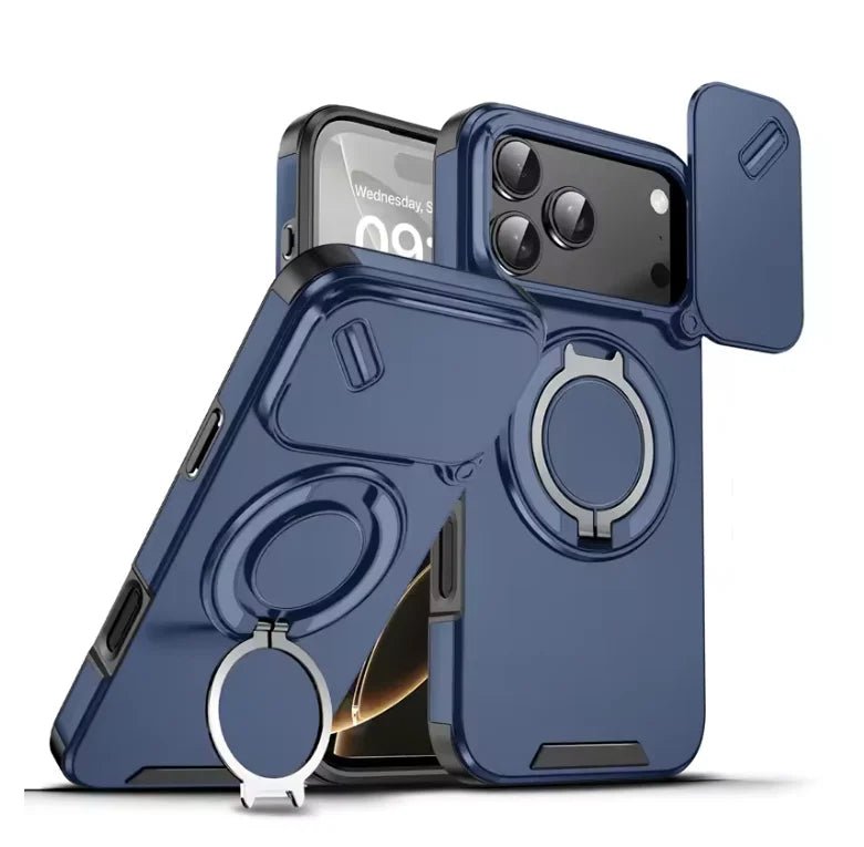 Tough iPhone 17 Case with Magnetic Phone Ring