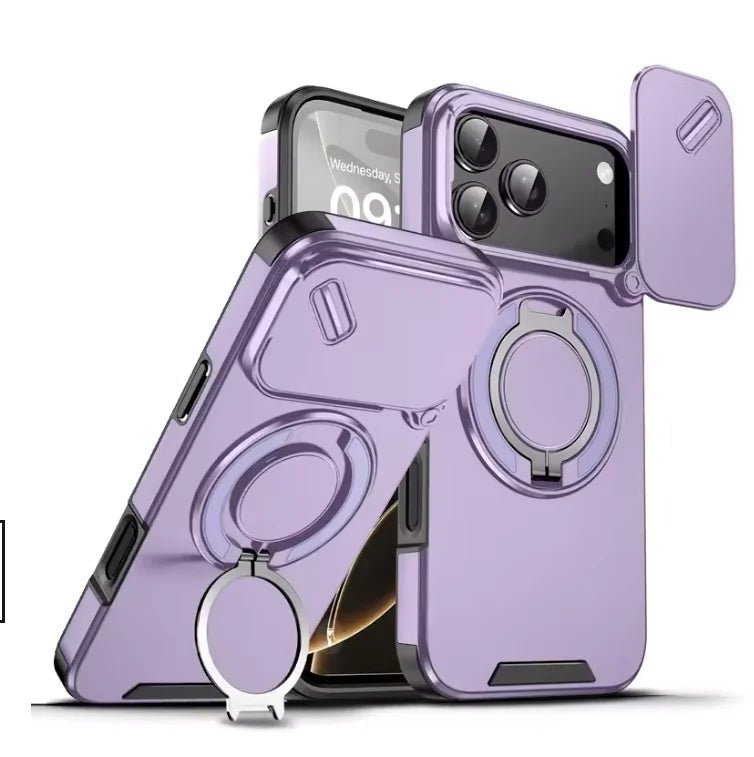Tough iPhone 17 Case with Magnetic Phone Ring