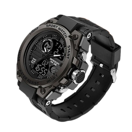 Tactical Men's Army Watch with Analog Digital Face - Cofik