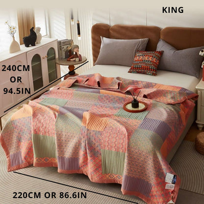 Premium Reversible Colorful Duvet Cover Set