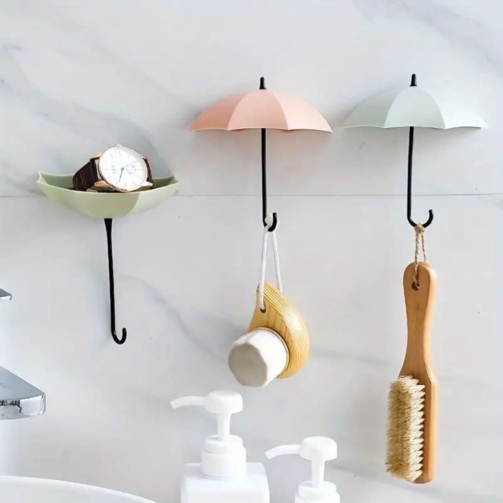 Space Saving Hooks for Umbrellas (3 Pack) - Cofik