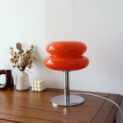 Sleek Glass Desk Lamp – Elegant Home Lighting