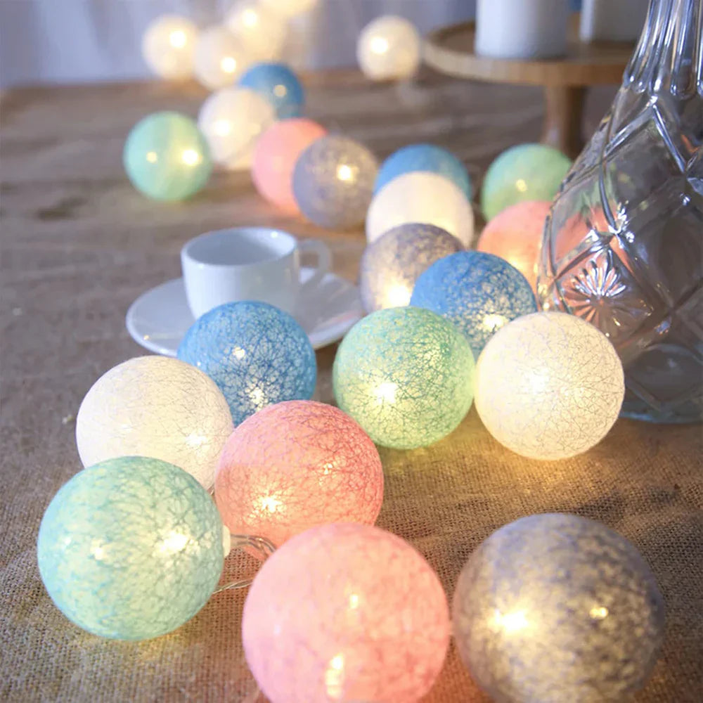 Fluffy White Decorative String