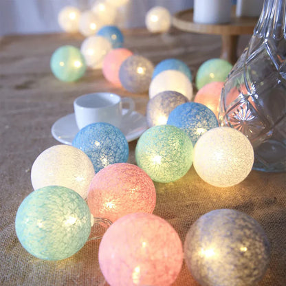 Fluffy White Decorative String