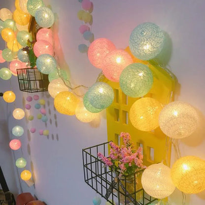 Fluffy White Decorative String