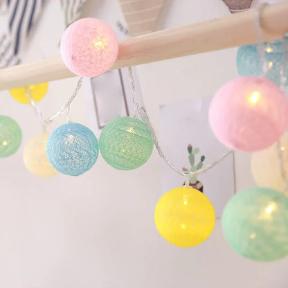 Fluffy White Decorative String