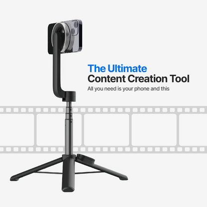Compact iPhone Tripod with Bluetooth Remote