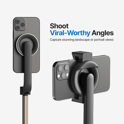 Compact iPhone Tripod with Bluetooth Remote