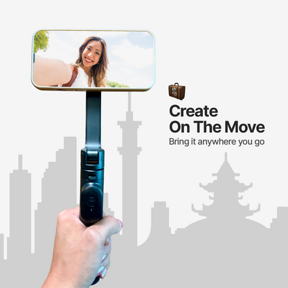 Compact iPhone Tripod with Bluetooth Remote
