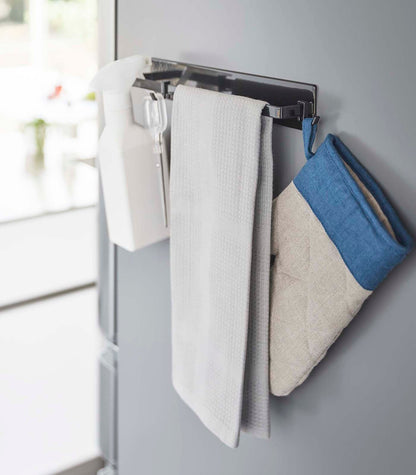 Strong Magnetic Kitchen Towel Rack - Stainless Steel