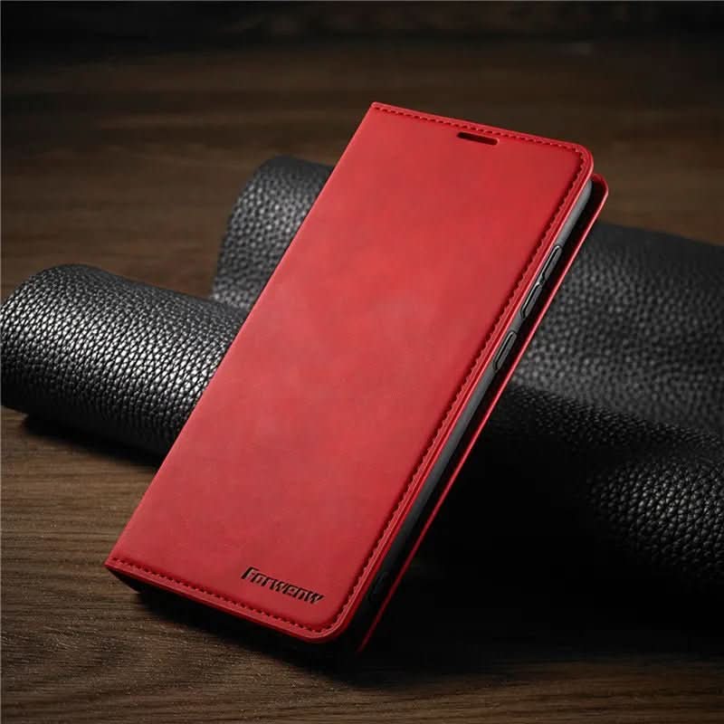 Strong Magnet Leather iPhone Cover with Impact Protection