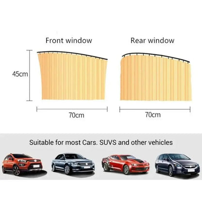 Car Window Sun Shade - Blocks Heat & Glare