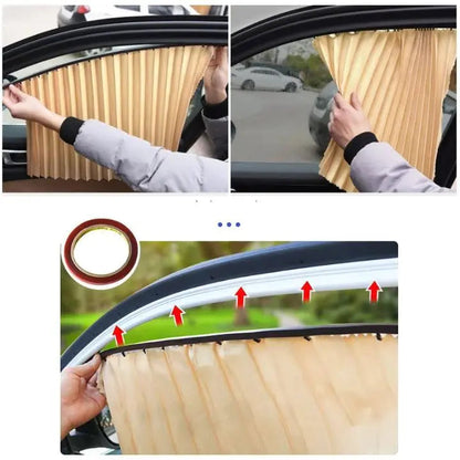 Car Window Sun Shade - Blocks Heat & Glare