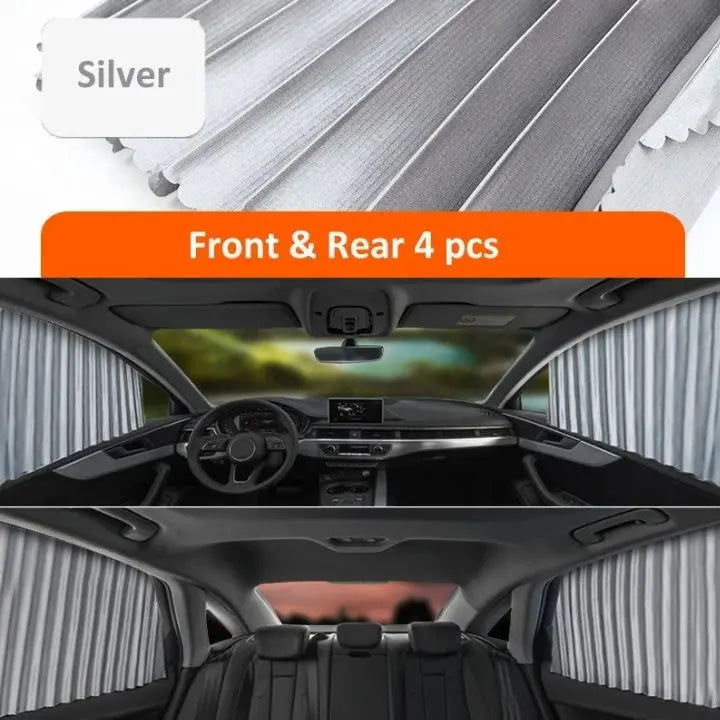 Car Window Sun Shade - Blocks Heat & Glare