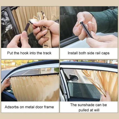 Car Window Sun Shade - Blocks Heat & Glare