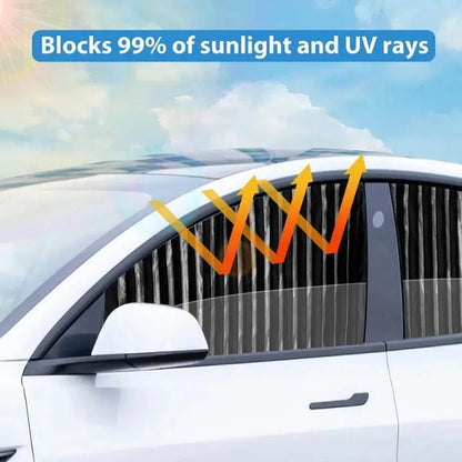 Car Window Sun Shade - Blocks Heat & Glare