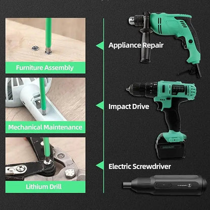 Magnetic Drill Bit Set (6 Pieces)