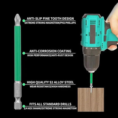 Magnetic Drill Bit Set (6 Pieces)