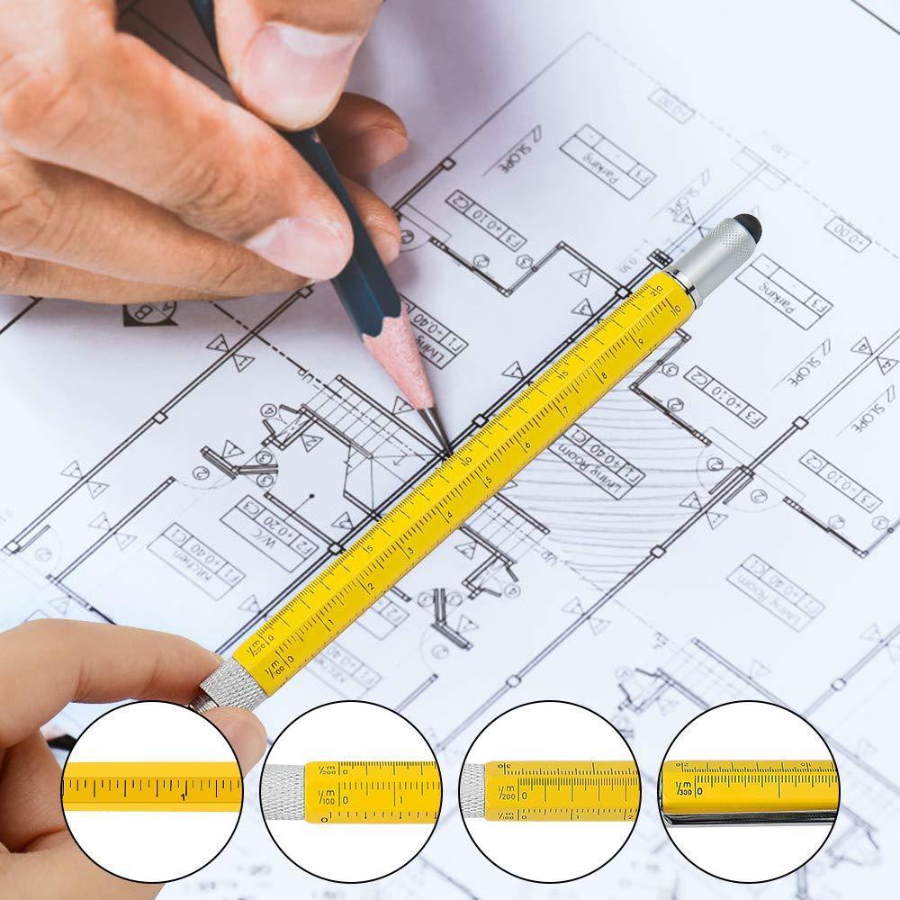 Practical 6-in-1 Multi Tool Stylus Pen