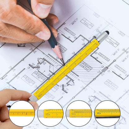 Practical 6-in-1 Multi Tool Stylus Pen