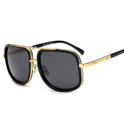 Men's UV Protection Polarized Sunglasses Lightweight Metal Frame - Cofik