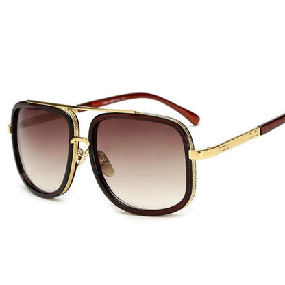 Men's UV Protection Polarized Sunglasses Lightweight Metal Frame