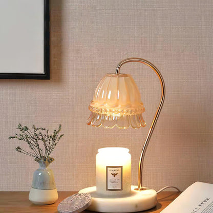 Warm Marble Desk Table Lamp