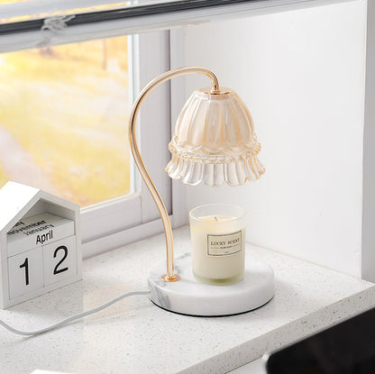 Warm Marble Desk Table Lamp