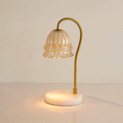 Warm Marble Desk Table Lamp