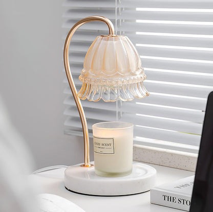 Warm Marble Desk Table Lamp