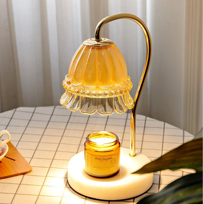 Warm Marble Desk Table Lamp