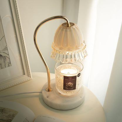 Warm Marble Desk Table Lamp