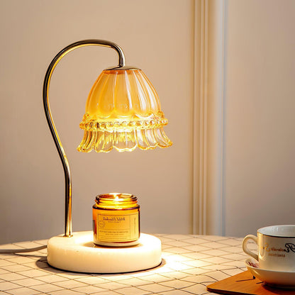 Warm Marble Desk Table Lamp