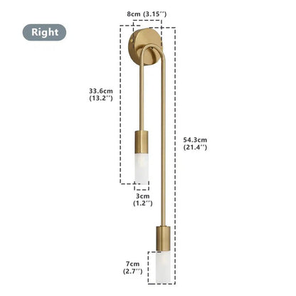 Modern Stainless Steel Bathroom Wall Light