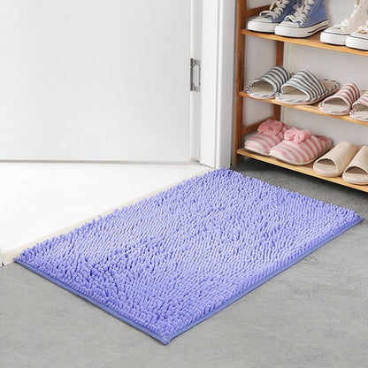 Plush Chenille Bathroom Floor Mat