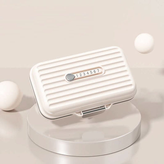 Travel Pill Box with 7 Day Compartments & Secure Lock - Cofik