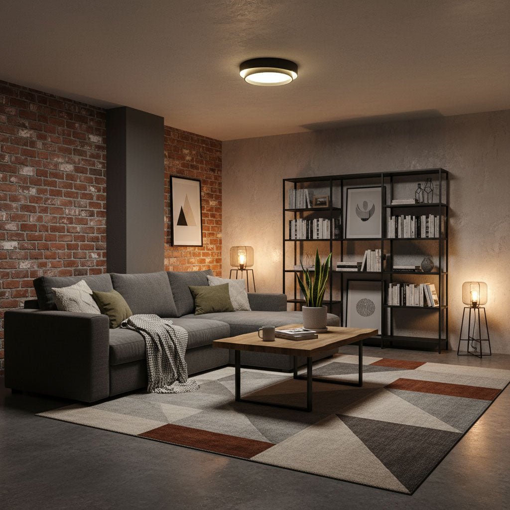 Stylish LED Flush Mount Ceiling Light Fixture