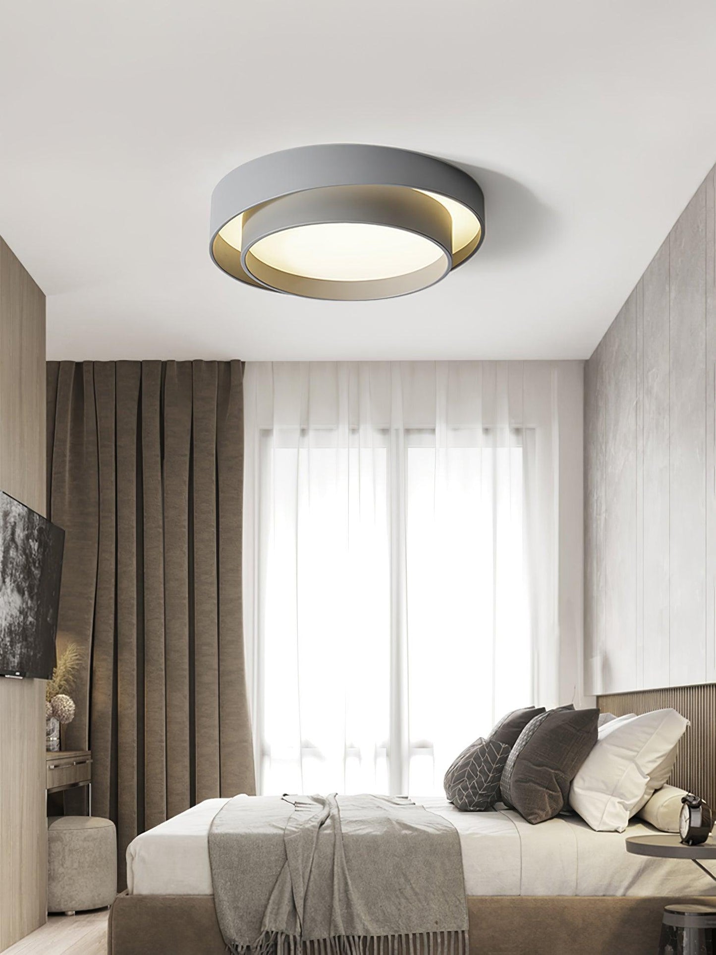 Stylish LED Flush Mount Ceiling Light Fixture