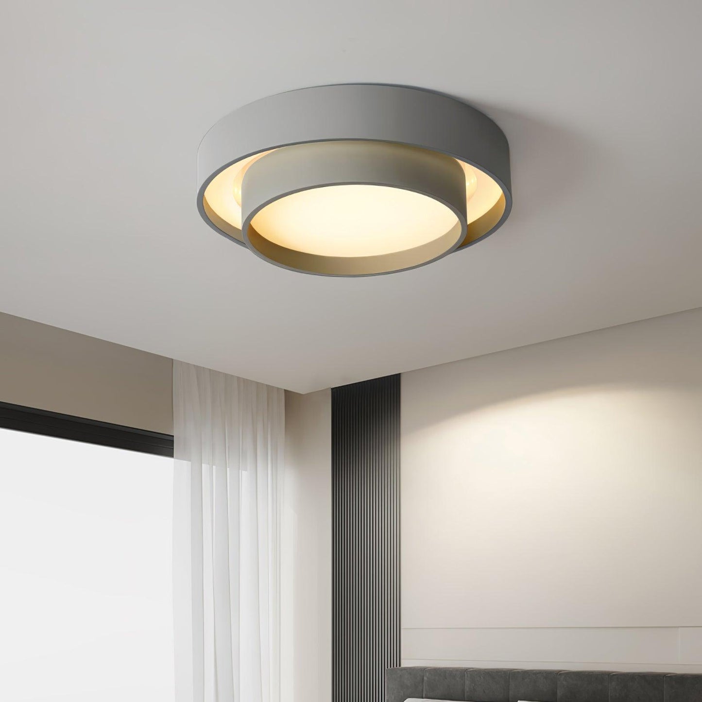 Stylish LED Flush Mount Ceiling Light Fixture