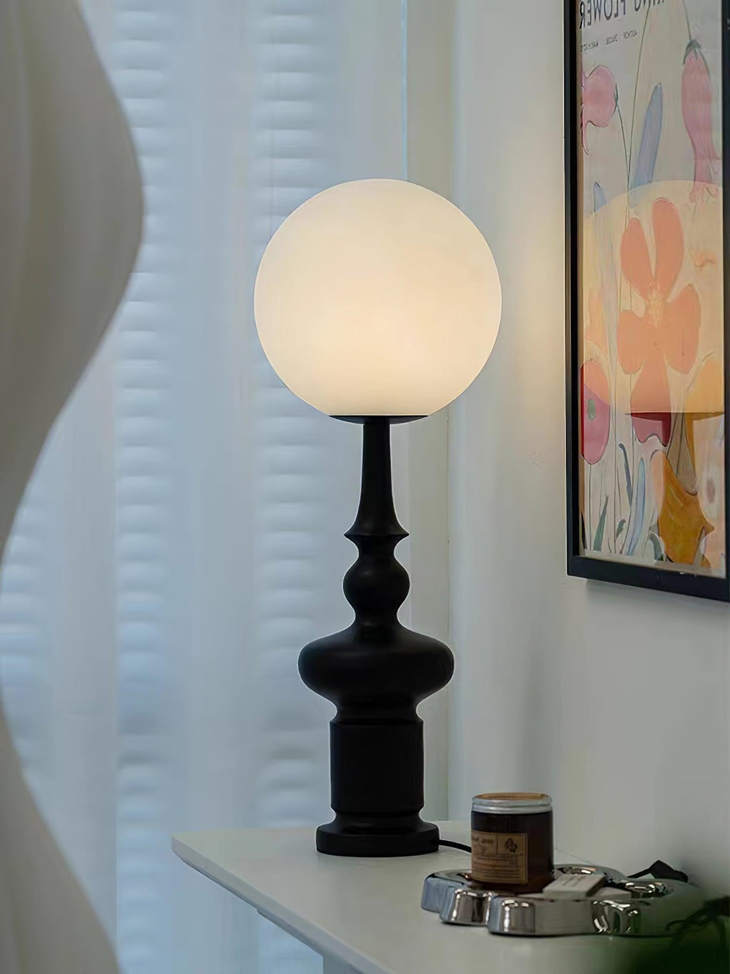 Tall Floor Table Lamp 4.9'