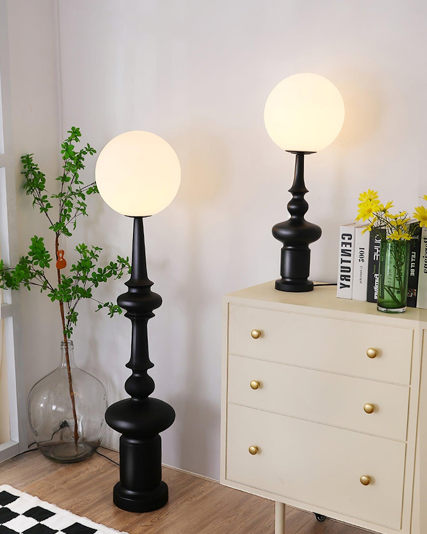 Tall Floor Table Lamp 4.9'
