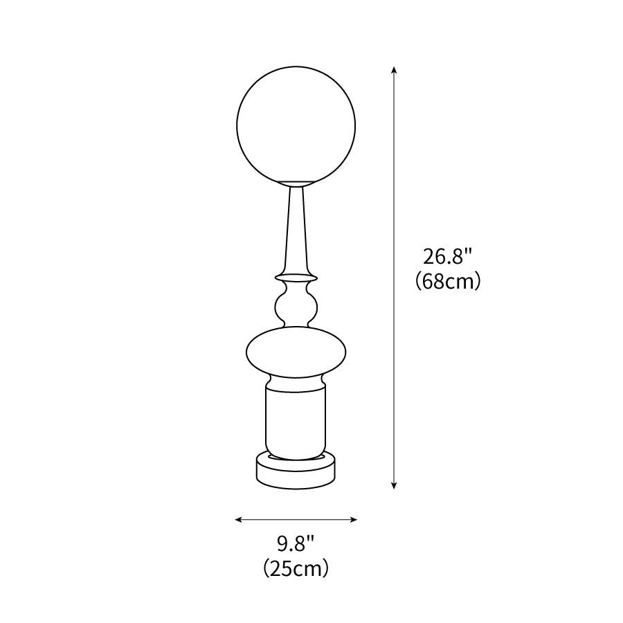 Tall Floor Table Lamp 4.9'