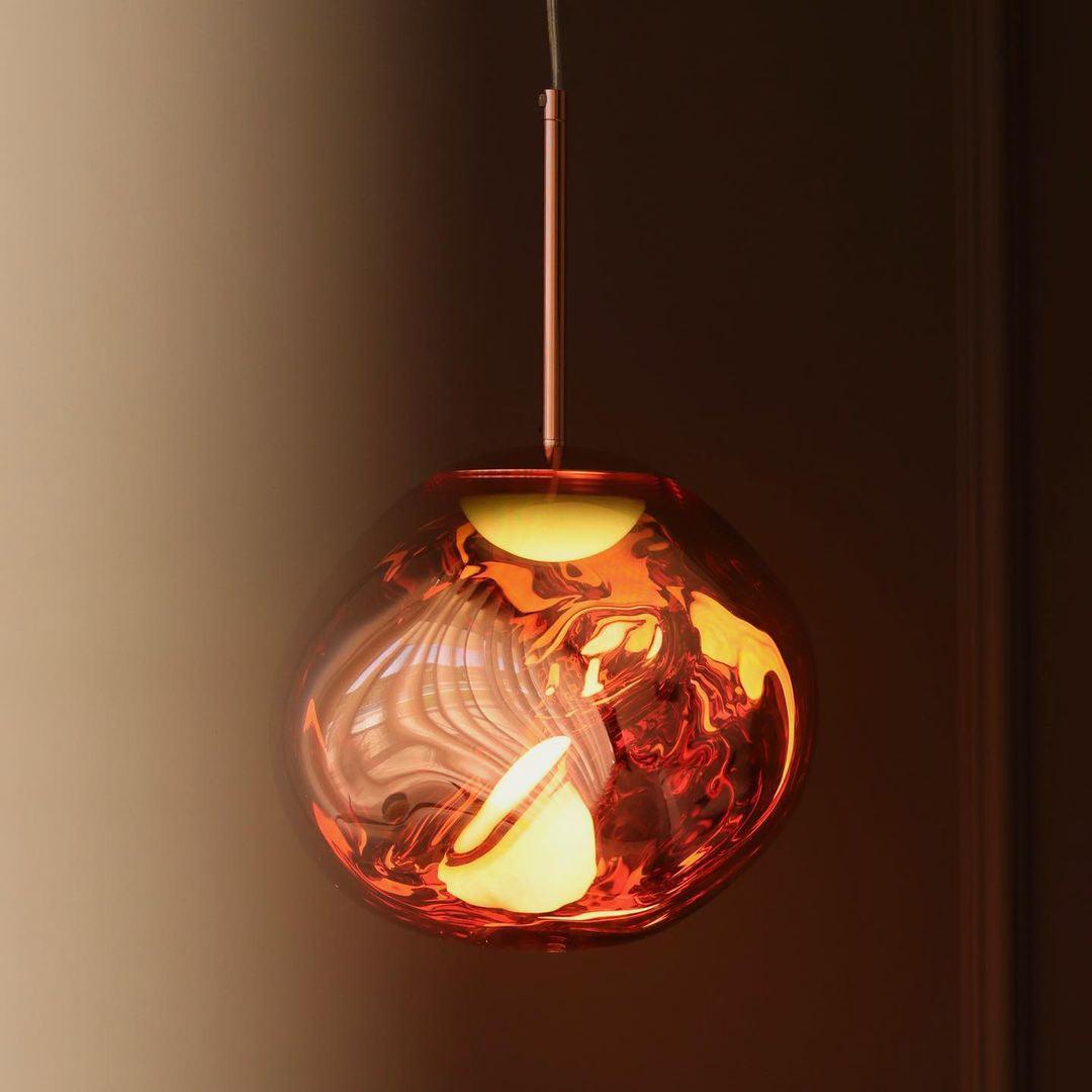 Adjustable Metal Pendant Lighting Fixtures Silver Gold Rose - Cofik