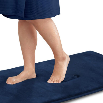 Soft Grip Anti-Slip Bath Mat - Fast Dry Bathroom Rug