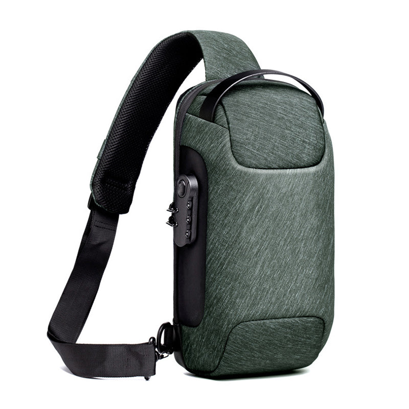 Secure Men's Crossbody Laptop Bag