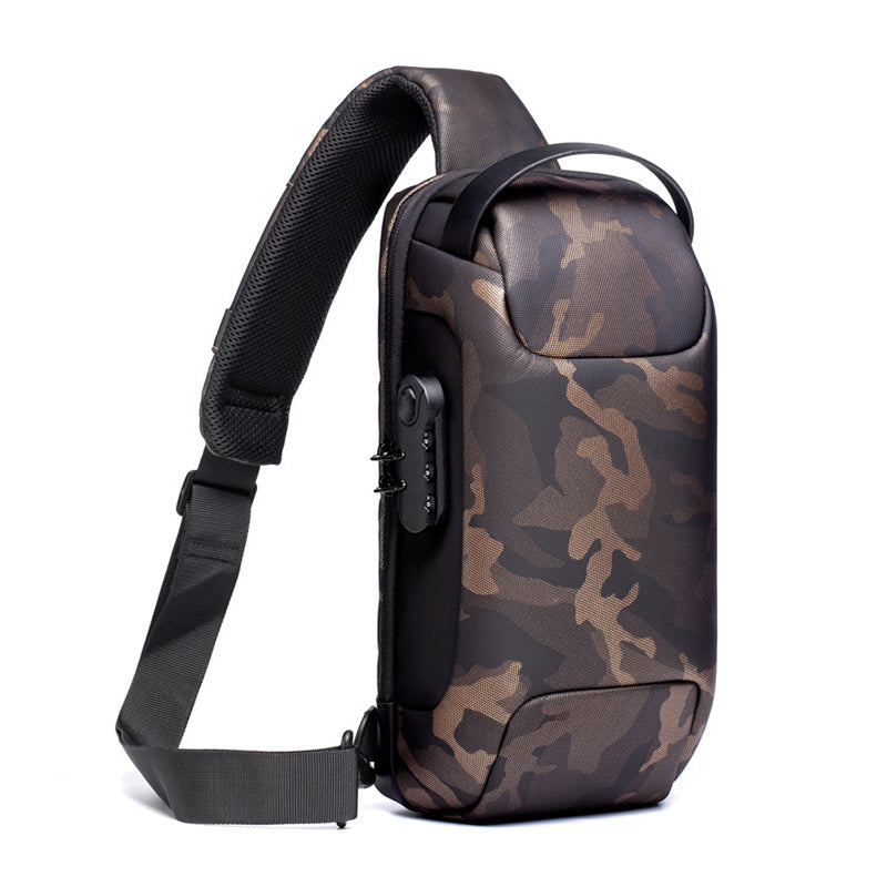 Secure Men's Crossbody Laptop Bag