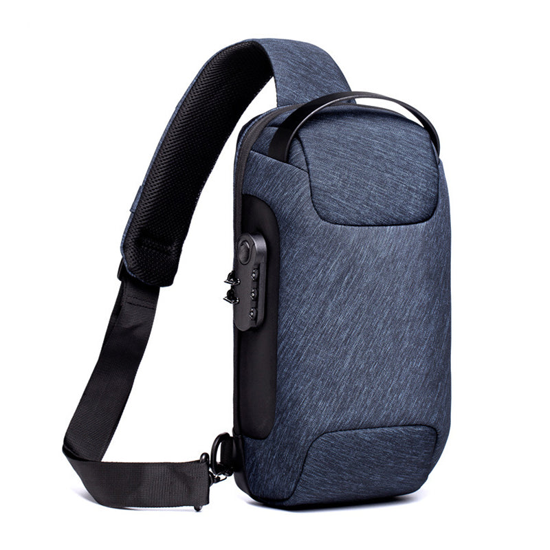 Secure Men's Crossbody Laptop Bag