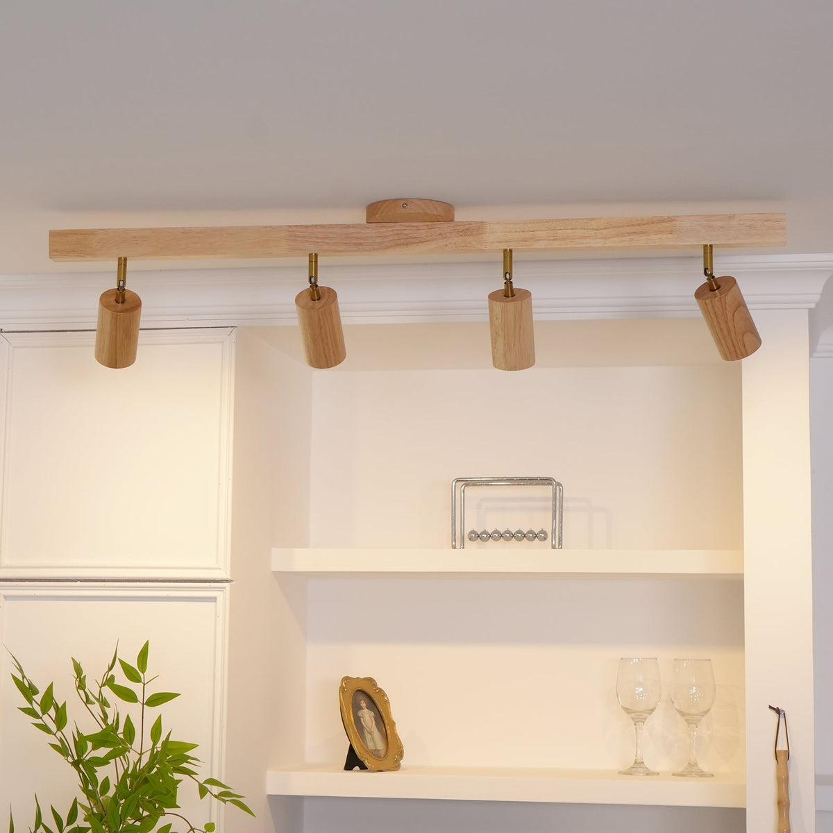 Modern Plug-In LED Wall Light Fixture Warm White Accent