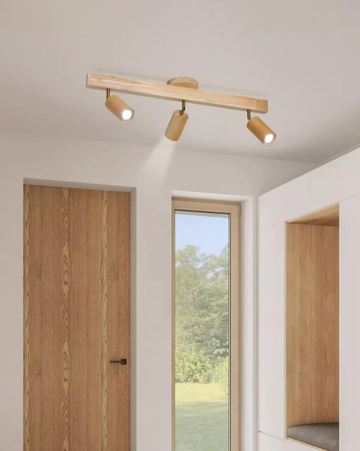 Modern Plug-In LED Wall Light Fixture Warm White Accent